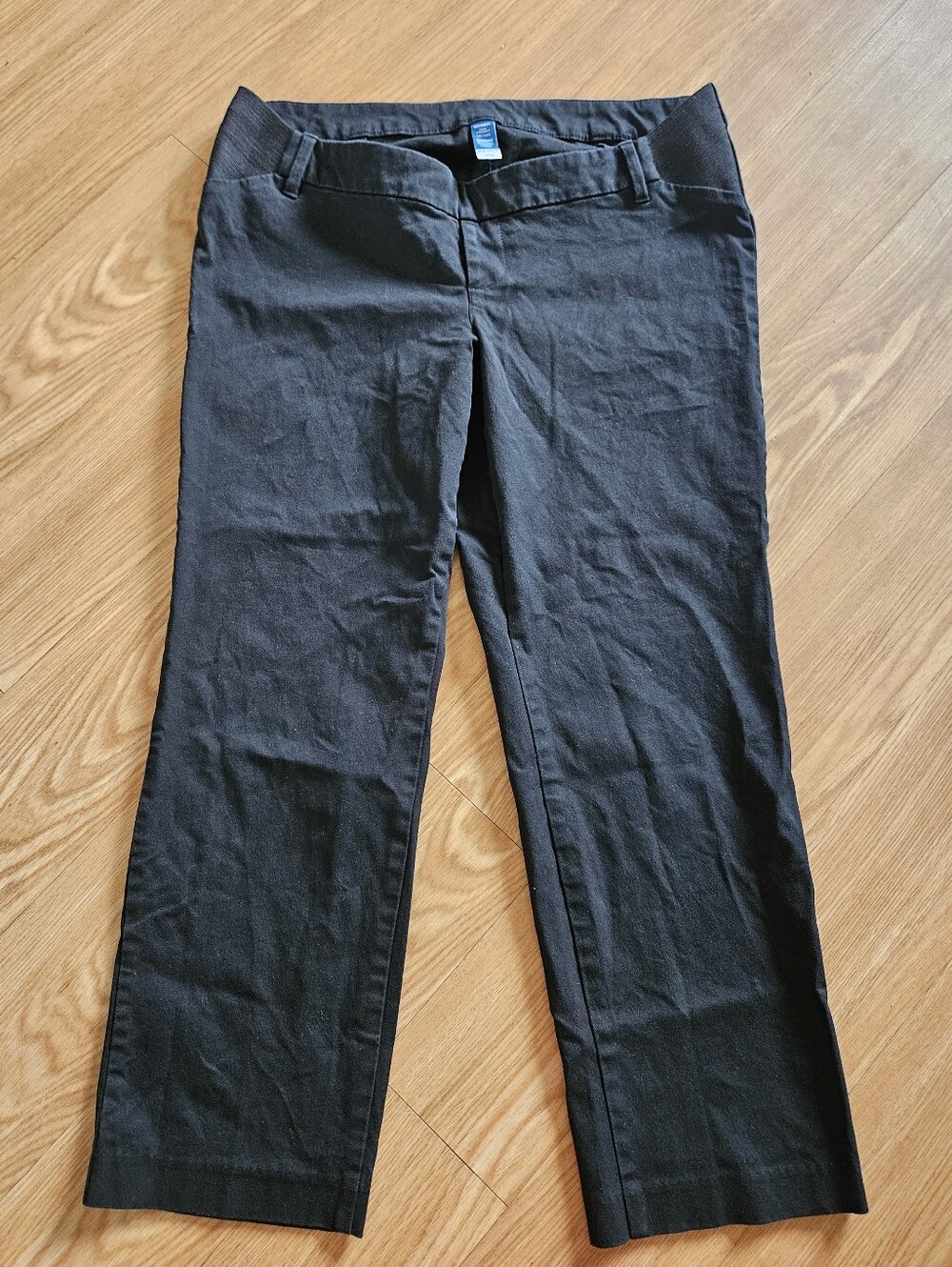 Old Navy Materbity Black Stretch Pixie Pants